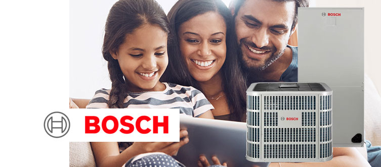 Bosch Central Air Conditioning Units available through Hometown Heating