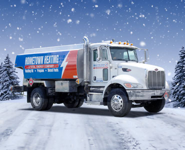 Hometown Heating's Automatic Delivery service keeps you comfortable during the winter