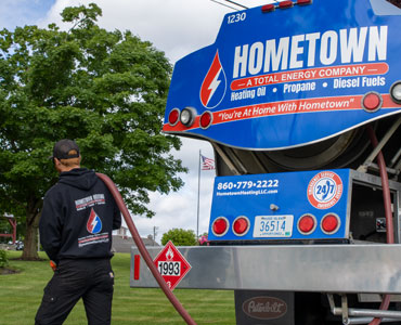 Hometown Heating Oil Delivery to your home in Northeastern Connecticut